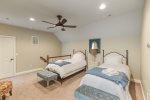 Third Floor Bedroom with Twin Beds and Private Bathroom